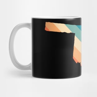 Oklahoma State Retro Map Mug